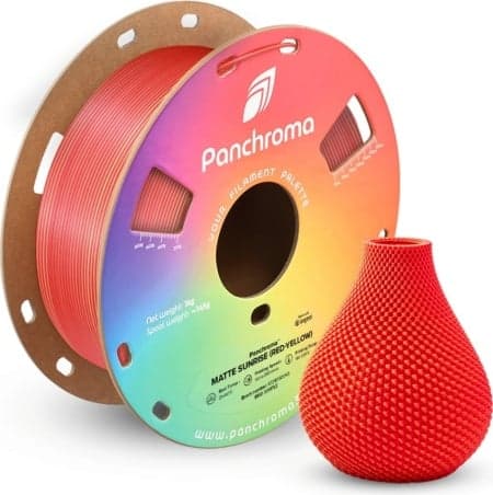 polymaker PLA dual matte sunrise (red-yellow)