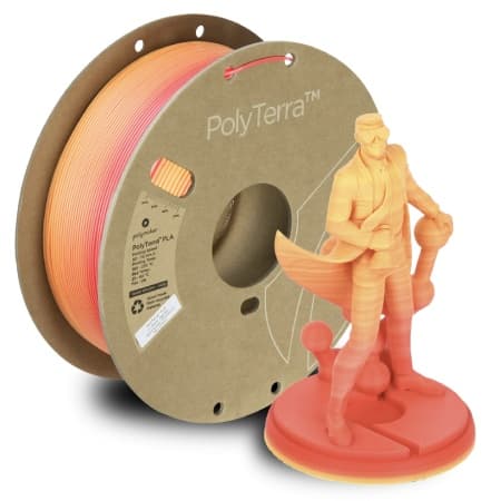polymaker PLA fall (lava red - sunrise orange)