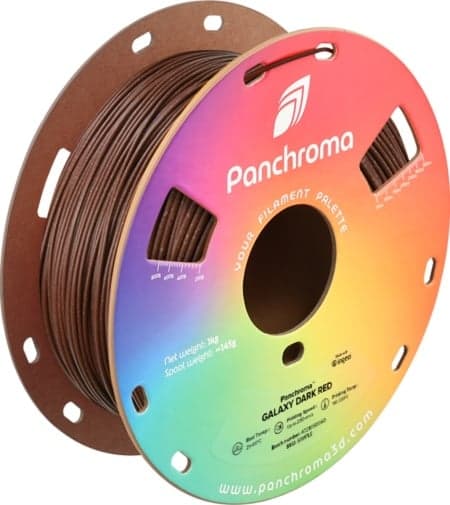 polymaker PLA galaxy dark red
