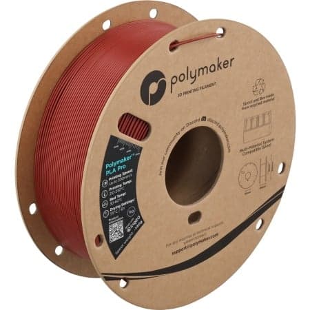 polymaker PLA metallic dark red