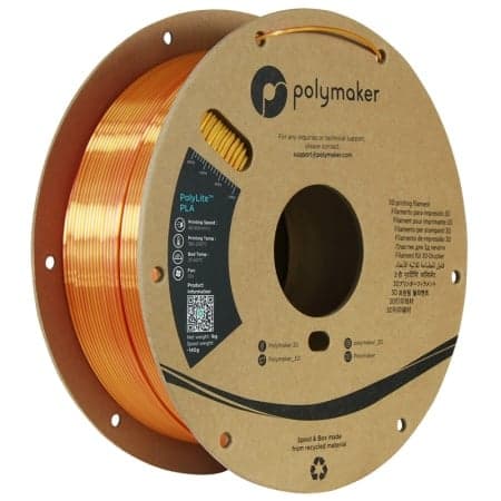 polymaker PLA sunset gold-red