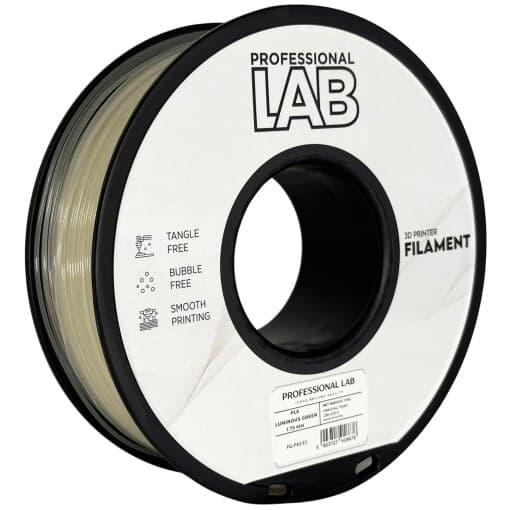 professional lab PLA luminous verde