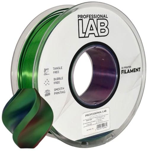 professional lab PLA tricolor rosu albastru verde
