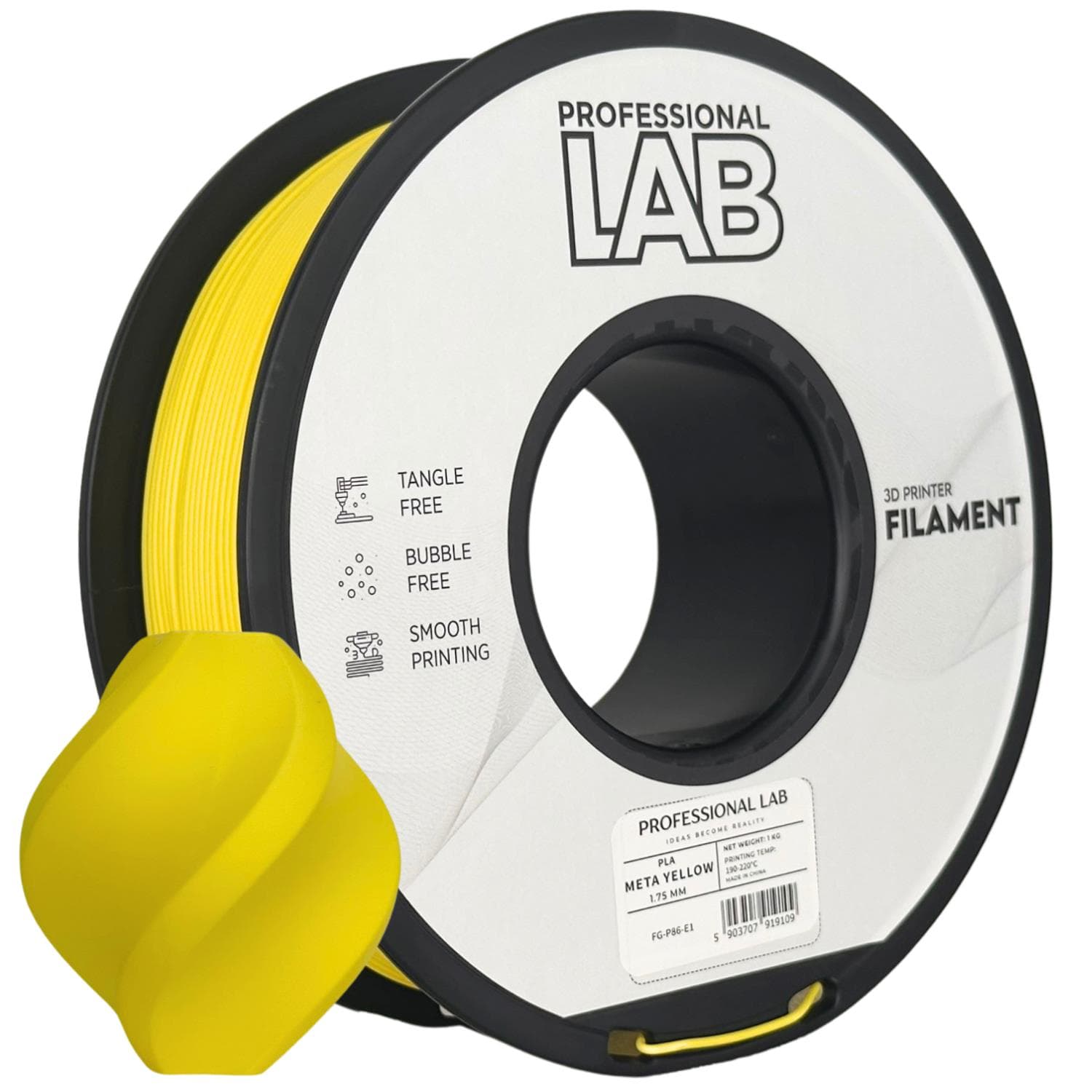 professional lab PLA yellow
