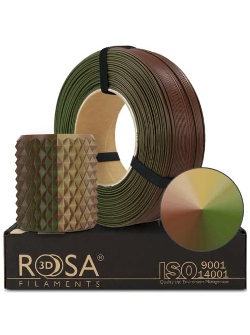 rosa3d PLA army green-beige-bronze