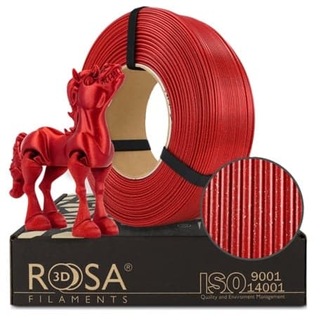 rosa3d PLA galaxy karmin red