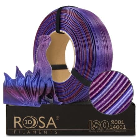 rosa3d PLA galaxy rainbow andromeda