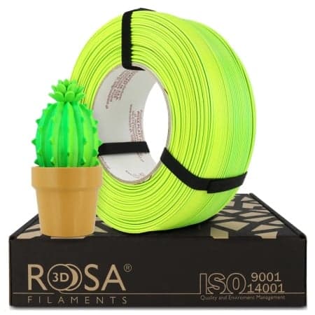 rosa3d PLA magic neon mojito (galben neon - verde)