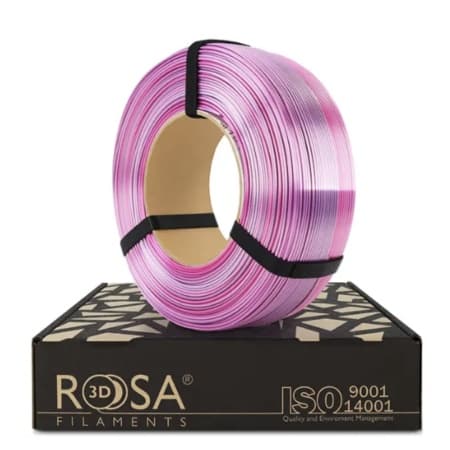 rosa3d PLA multicolor silk flower