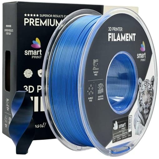 smart print PLA dual color negru albastru