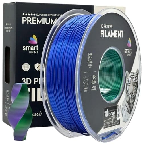 smart print PLA tri color blue green purple