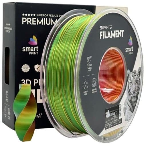 smart print PLA tri color red yellow green