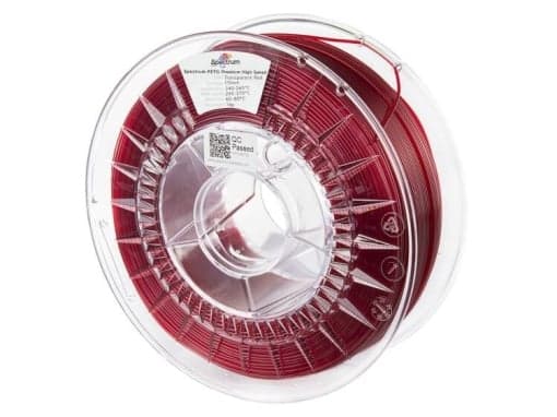 spectrum PETG transparent red