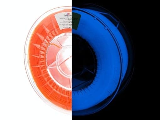 spectrum PLA neon orange uv