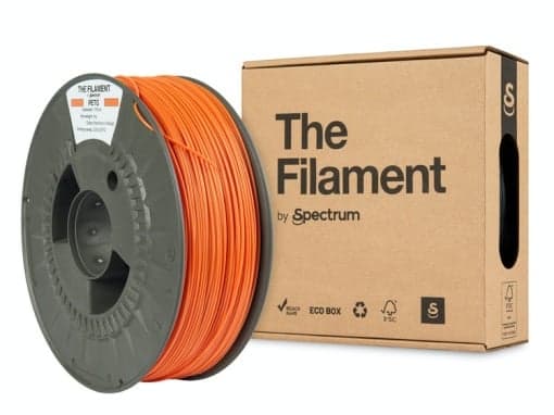 the filament PETG machinery orange