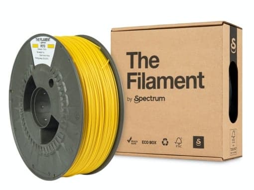 the filament PETG sorbet yellow