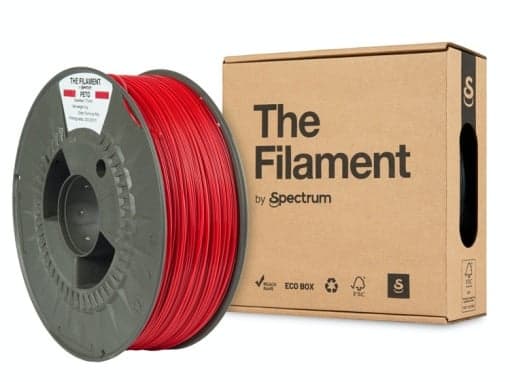 the filament PETG technical red