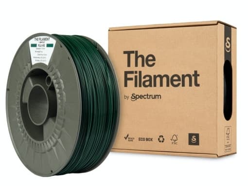 the filament PLA moss green
