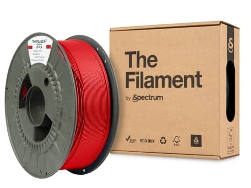 the filament PLA tooling red